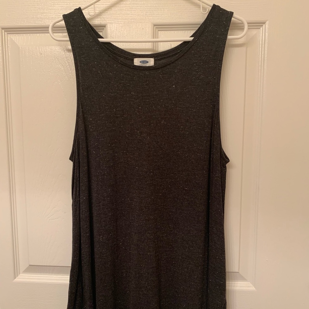 Black tank top